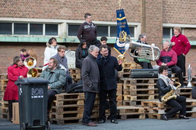 Setbezoek verfilming Brabançonne @ Expo Brussel Paleis 5, picture 18, photographed by Guy Danneels - FrontView Magazine