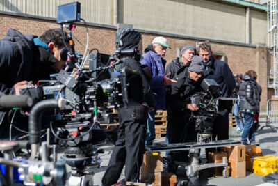 Setbezoek verfilming Brabançonne @ Expo Brussel Paleis 5, picture 24, photographed by Guy Danneels - FrontView Magazine
