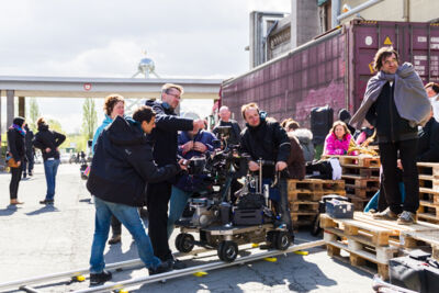 Setbezoek verfilming Brabançonne @ Expo Brussel Paleis 5, picture 52, photographed by Guy Danneels - FrontView Magazine