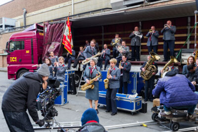 Setbezoek verfilming Brabançonne @ Expo Brussel Paleis 5, picture 86, photographed by Guy Danneels - FrontView Magazine