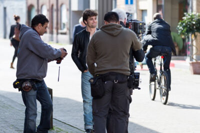 Setbezoek verfilming Brabançonne @ Lebbeke, foto 41, foto's door Guy Danneels - FrontView Magazine