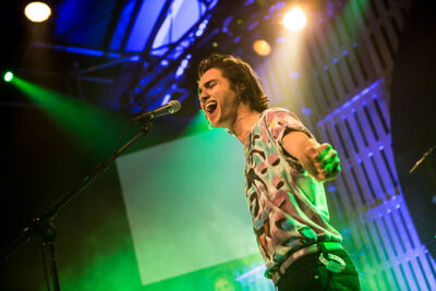 Jett Rebel @ Paaspop 2014, picture 1, photographed by Dorien Goetschalckx - FrontView Magazine