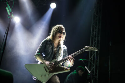 Halestorm @ Paaspop 2014, foto 6, foto's door Dorien Goetschalckx - FrontView Magazine