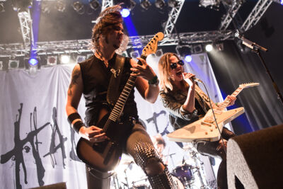 Halestorm @ Paaspop 2014, foto 17, foto's door Dorien Goetschalckx - FrontView Magazine