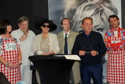 Persconferentie De Schaar erin @ Kapsalon Mijo, foto 1, foto's door Peter Minnebo - FrontView Magazine