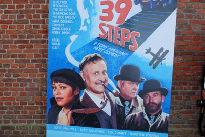 Bros producties stelt "The 39 steps" voor @ Oppuurs, picture 15, photographed by Peter Minnebo - FrontView Magazine