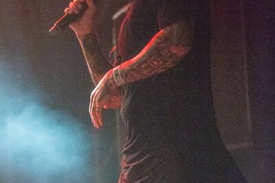 Falling In Reverse @ Groezrock 2014, foto 11, foto's door Edwin Houdevelt - FrontView Magazine