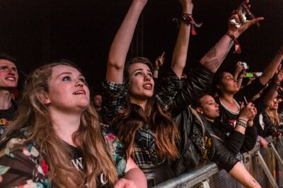 Falling In Reverse @ Groezrock 2014, foto 20, foto's door Edwin Houdevelt - FrontView Magazine