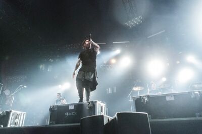 Falling In Reverse @ Groezrock 2014, foto 27, foto's door Edwin Houdevelt - FrontView Magazine