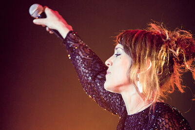 Zaz @ Vorst Nationaal, foto 1, foto's door Jef Peeters - FrontView Magazine