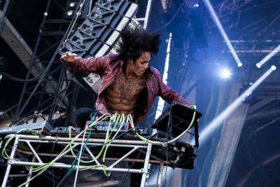 Crossfaith @ Hellfest 2014, picture 10, photographed by Dorien Goetschalckx - FrontView Magazine