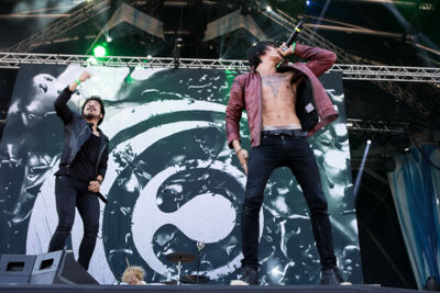 Crossfaith @ Hellfest 2014, picture 14, photographed by Dorien Goetschalckx - FrontView Magazine