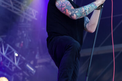 Doyle Airence @ Hellfest 2014, picture 5, photographed by Dorien Goetschalckx - FrontView Magazine