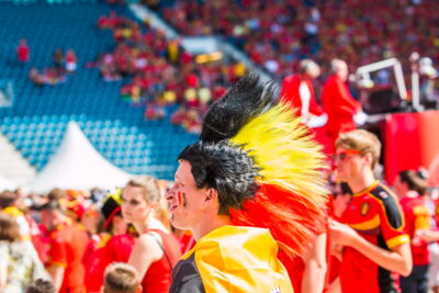 Love the samba - Belgie - Rusland @ Ghelamco arena Gent, picture 5, photographed by sven dullaert,   - FrontView Magazine