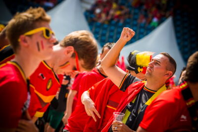 Love the samba - Belgie - Rusland @ Ghelamco arena Gent, picture 6, photographed by sven dullaert,   - FrontView Magazine