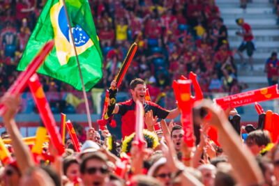 Love the samba - Belgie - Rusland @ Ghelamco arena Gent, picture 18, photographed by sven dullaert,   - FrontView Magazine