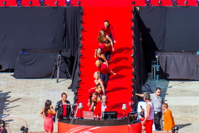 Love the samba - Belgie - Rusland @ Ghelamco arena Gent, picture 20, photographed by sven dullaert,   - FrontView Magazine