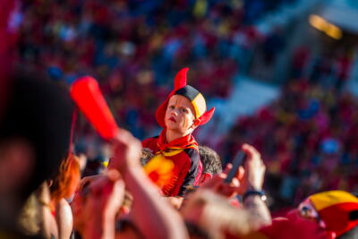 Love the samba - Belgie - Rusland @ Ghelamco arena Gent, picture 30, photographed by sven dullaert,   - FrontView Magazine