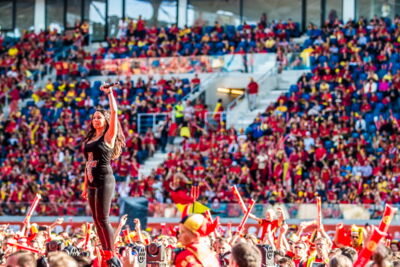 Love the samba - Belgie - Rusland @ Ghelamco arena Gent, picture 39, photographed by sven dullaert,   - FrontView Magazine