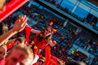 Love the samba - Belgie - Rusland @ Ghelamco arena Gent, picture 41, photographed by sven dullaert,   - FrontView Magazine