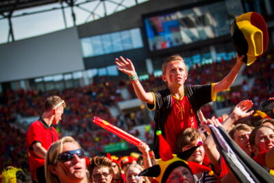 Love the samba - Belgie - Rusland @ Ghelamco arena Gent, picture 42, photographed by sven dullaert,   - FrontView Magazine