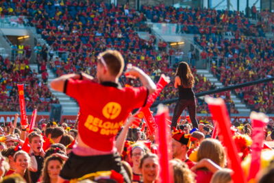 Love the samba - Belgie - Rusland @ Ghelamco arena Gent, picture 44, photographed by sven dullaert,   - FrontView Magazine