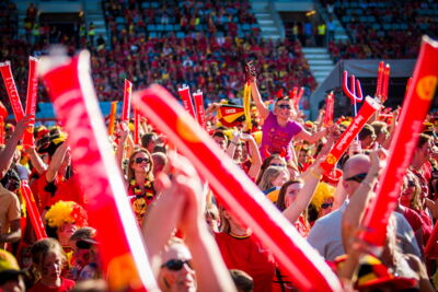 Love the samba - Belgie - Rusland @ Ghelamco arena Gent, picture 45, photographed by sven dullaert,   - FrontView Magazine