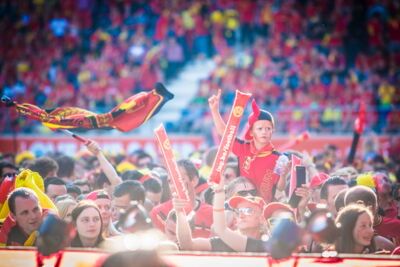 Love the samba - Belgie - Rusland @ Ghelamco arena Gent, picture 46, photographed by sven dullaert,   - FrontView Magazine