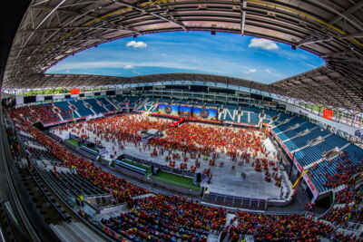 Love the samba - Belgie - Rusland @ Ghelamco arena Gent, picture 48, photographed by sven dullaert,   - FrontView Magazine