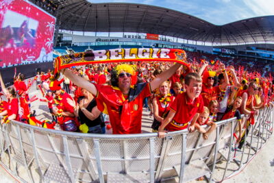 Love the samba - Belgie - Rusland @ Ghelamco arena Gent, picture 52, photographed by sven dullaert,   - FrontView Magazine
