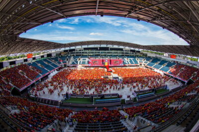 Love the samba - Belgie - Rusland @ Ghelamco arena Gent, picture 55, photographed by sven dullaert,   - FrontView Magazine