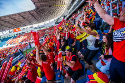 Love the samba - Belgie - Rusland @ Ghelamco arena Gent, picture 58, photographed by sven dullaert,   - FrontView Magazine