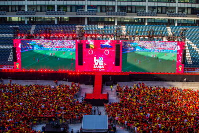 Love the samba - Belgie - Rusland @ Ghelamco arena Gent, picture 65, photographed by sven dullaert,   - FrontView Magazine