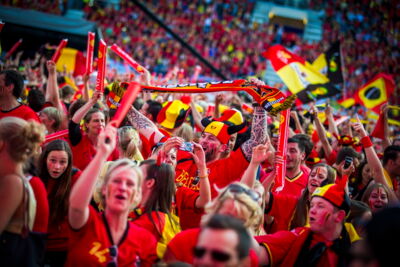Love the samba - Belgie - Rusland @ Ghelamco arena Gent, picture 67, photographed by sven dullaert,   - FrontView Magazine
