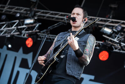 Trivium @ Hellfest 2014, picture 4, photographed by Dorien Goetschalckx - FrontView Magazine