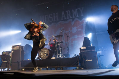 Walls of Jericho @ Hellfest 2014, picture 14, photographed by Dorien Goetschalckx - FrontView Magazine
