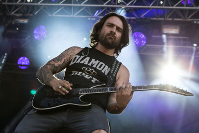 Dagoba @ Hellfest 2014, foto 4, foto's door Dorien Goetschalckx - FrontView Magazine
