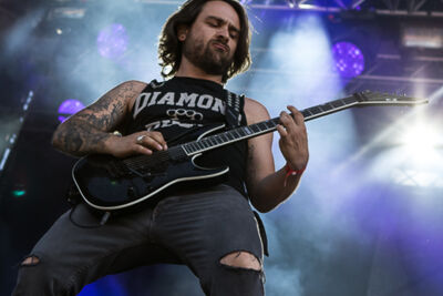 Dagoba @ Hellfest 2014, foto 6, foto's door Dorien Goetschalckx - FrontView Magazine