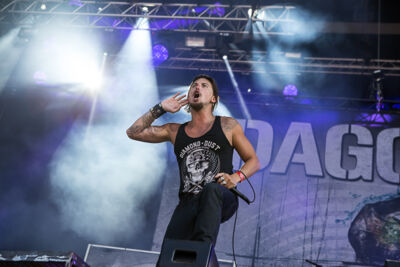 Dagoba @ Hellfest 2014, foto 12, foto's door Dorien Goetschalckx - FrontView Magazine