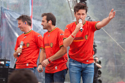 De Romeo's & Sam Gooris @ pennenzakkenrock 2014, foto 6, foto's door Carine Wouters - FrontView Magazine