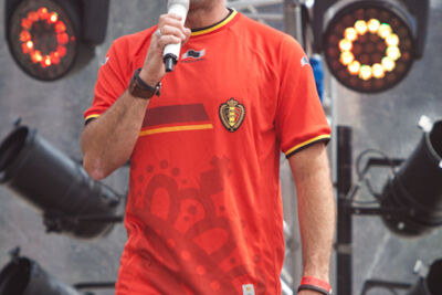 De Romeo's & Sam Gooris @ pennenzakkenrock 2014, foto 12, foto's door Carine Wouters - FrontView Magazine