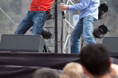 De Romeo's & Sam Gooris @ pennenzakkenrock 2014, foto 21, foto's door Carine Wouters - FrontView Magazine