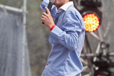 De Romeo's & Sam Gooris @ pennenzakkenrock 2014, foto 31, foto's door Carine Wouters - FrontView Magazine