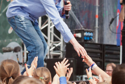 De Romeo's & Sam Gooris @ pennenzakkenrock 2014, foto 32, foto's door Carine Wouters - FrontView Magazine