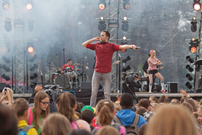 Ketnetband @ pennenzakkenrock 2014, foto 1, foto's door Carine Wouters - FrontView Magazine