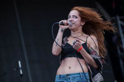 Lez Zeppelin @ Hellfest 2014, picture 8, photographed by Dorien Goetschalckx - FrontView Magazine