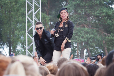 Slongs Dievanongs @ pennenzakkenrock 2014, foto 7, foto's door Carine Wouters - FrontView Magazine