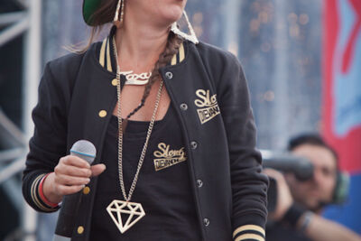 Slongs Dievanongs @ pennenzakkenrock 2014, foto 8, foto's door Carine Wouters - FrontView Magazine