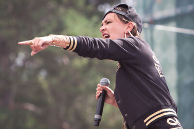 Slongs Dievanongs @ pennenzakkenrock 2014, foto 13, foto's door Carine Wouters - FrontView Magazine