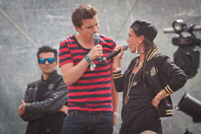 Slongs Dievanongs @ pennenzakkenrock 2014, foto 15, foto's door Carine Wouters - FrontView Magazine